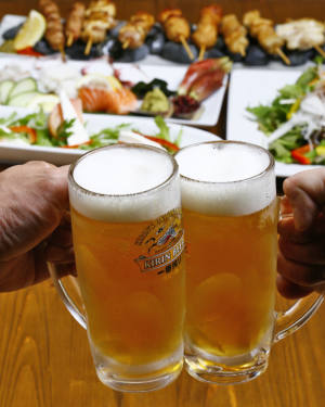 【ぐるなびクーポン使用時限定】飲み放題120分(l.o)ぐるなびクーポン 3,000円コース